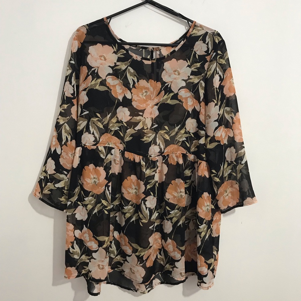 Forever 21 sheer dress/blouse